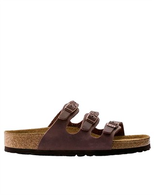 Florida Oiled Leather Sandal - Habana